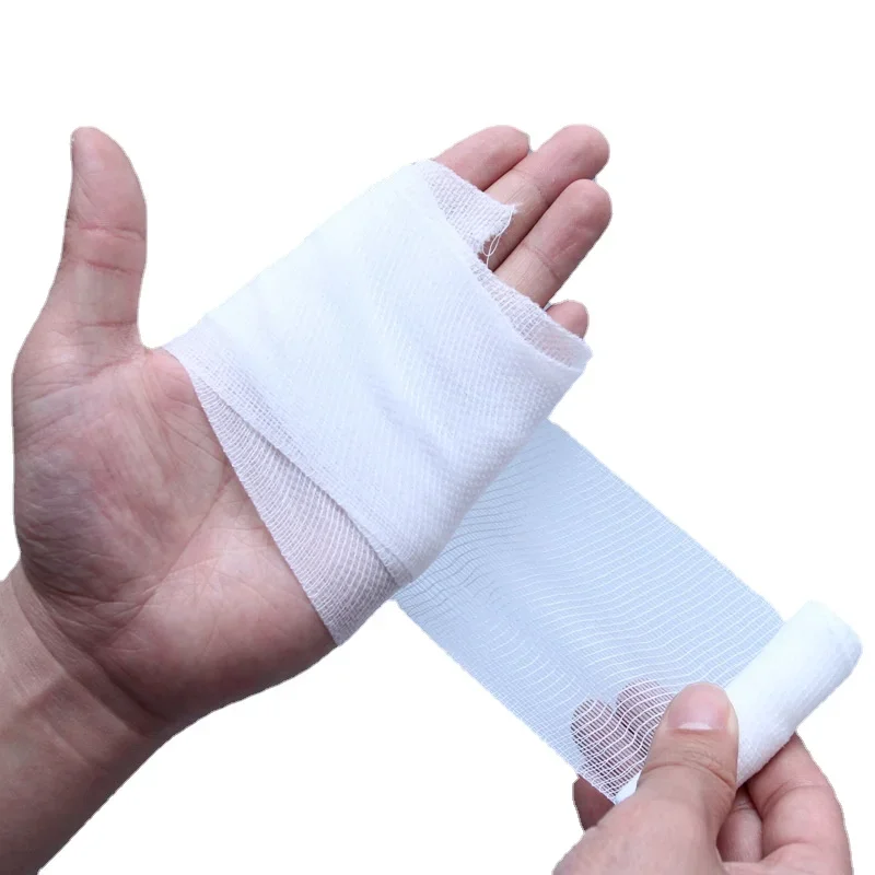 

Elastic Bandages First Aid Kit Gauze Bandages Roll Wound Dressing Tape Nursing Emergency Care Bandages