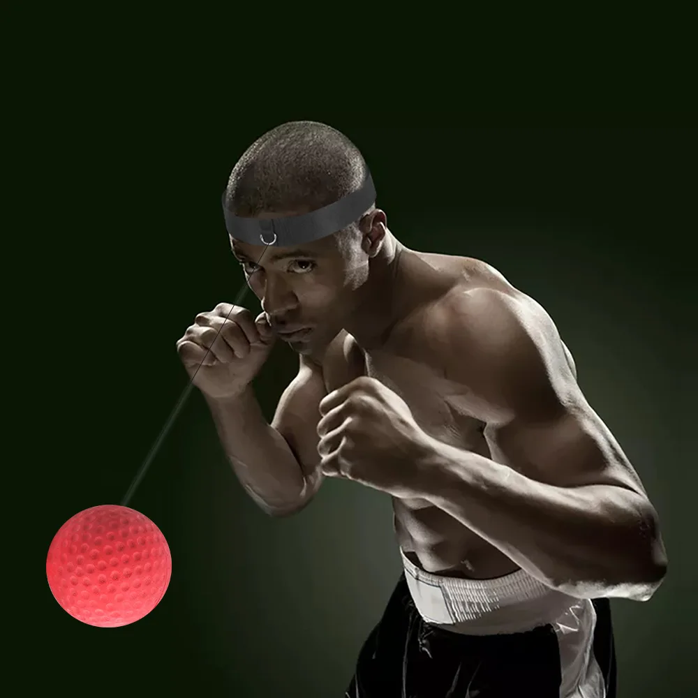 Boxing Reflex Ball Boxing Balls Headband Punching Speed Fight Skill Hand Eye Coordination Training