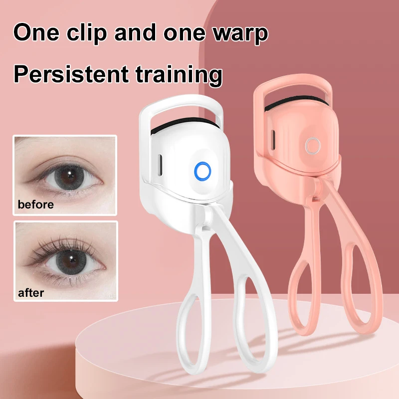Portable Electric Eyelash Curler Heated Comb Long Lasting Curls