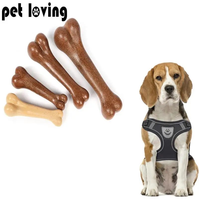 Dog Toys Indestructible Dog Bone Non Toxic Puppy Dogs Molar Teeth Clean