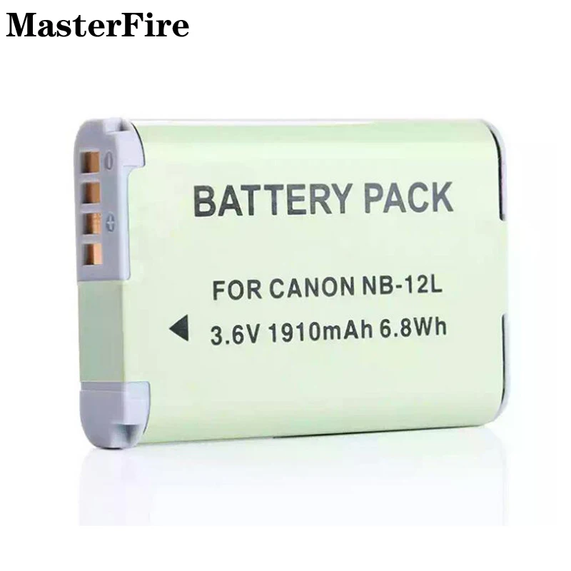 Batteria Per Fotocamera 4X Nb-12L Nb 12L 1910Mah 3.6V Per Batterie Canon Powershot G1 X Mark Ii G1X Mark 2, Powershot N100, Vixia Mini X