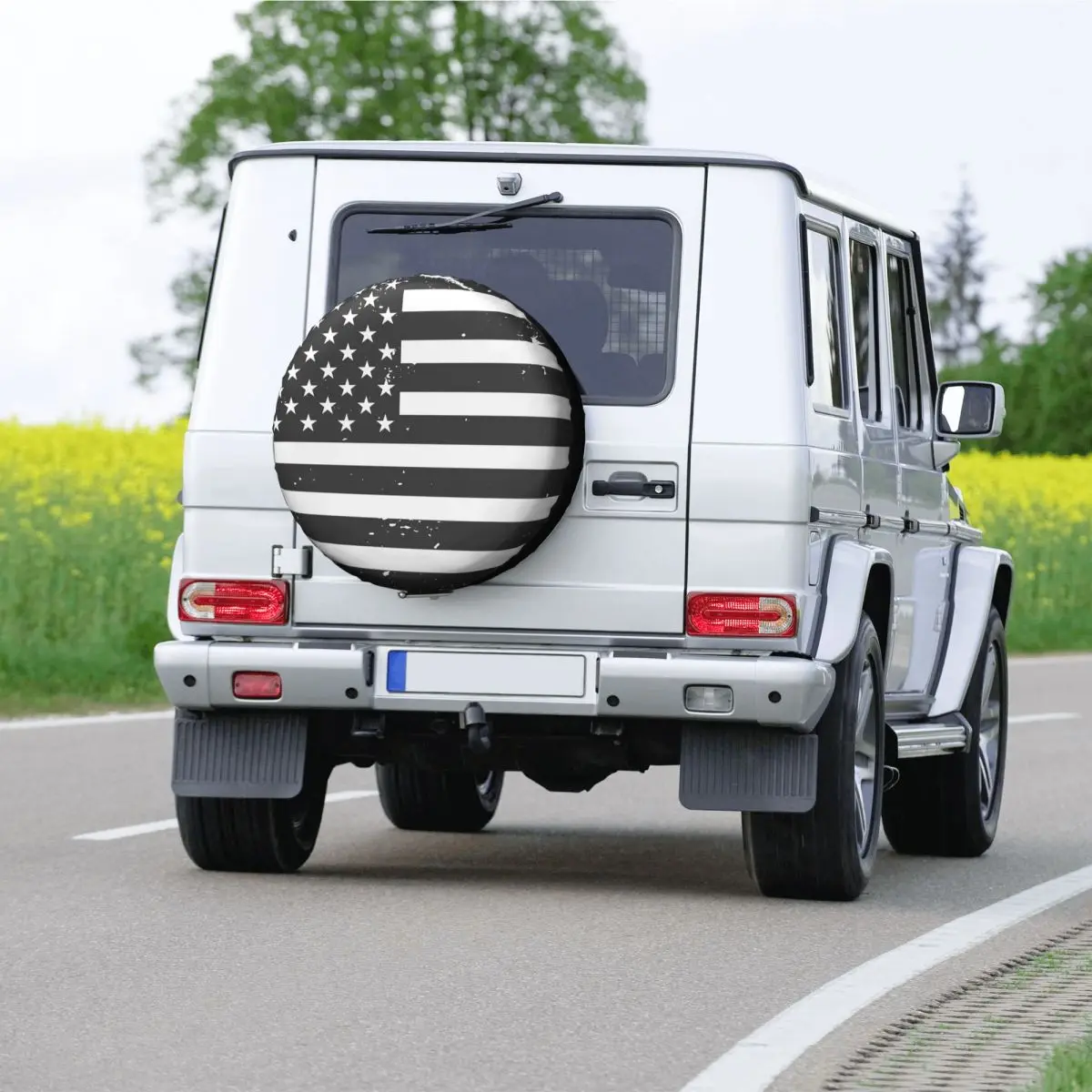 Custom Black White Vintage American Flag Spare Tire Cover for Toyota RAV4  Prado USA Freedom 4WD 4x4 RV Car Wheel Protector AliExpress