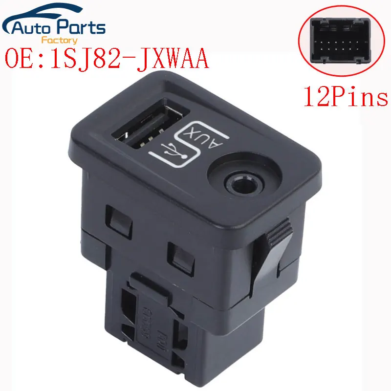 

New Auxiliary USB Port Socket For 2012-2014 Fiat 500 1SJ82-JXWAA 1SJ82JXWAA Car Auto Accessories