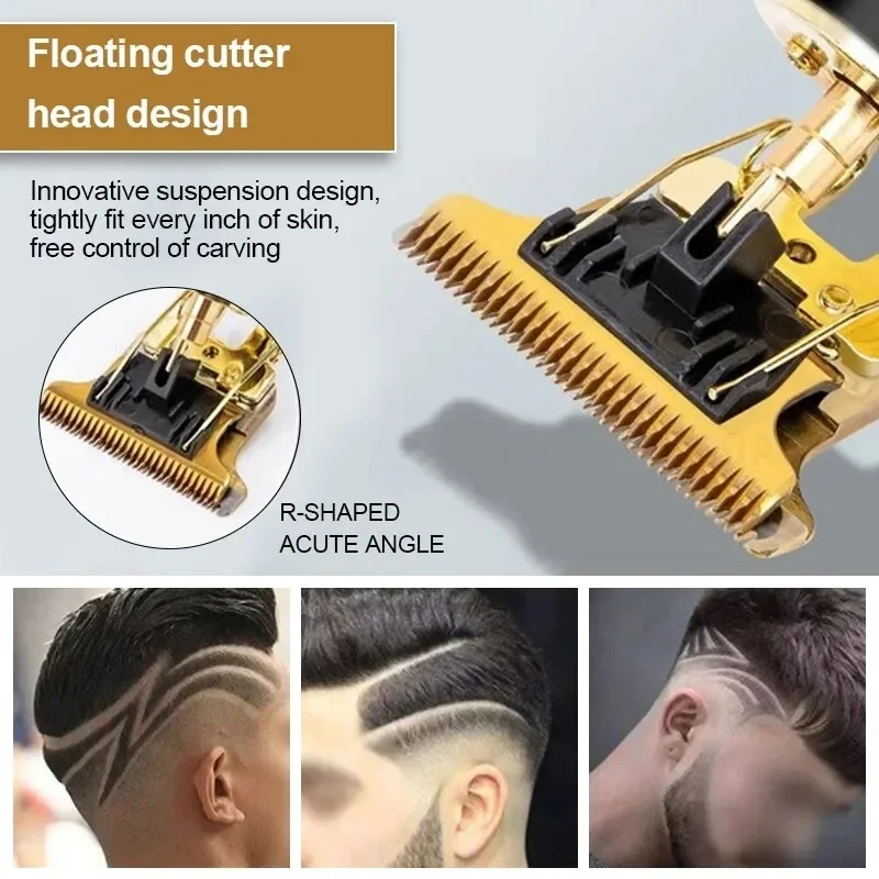T9 Professional Barber Shop Electric Hair Clippers Salon Sculpting Shaving Hair Trimmer Rechargeable Big Blade Hair Cutting Tool 3
