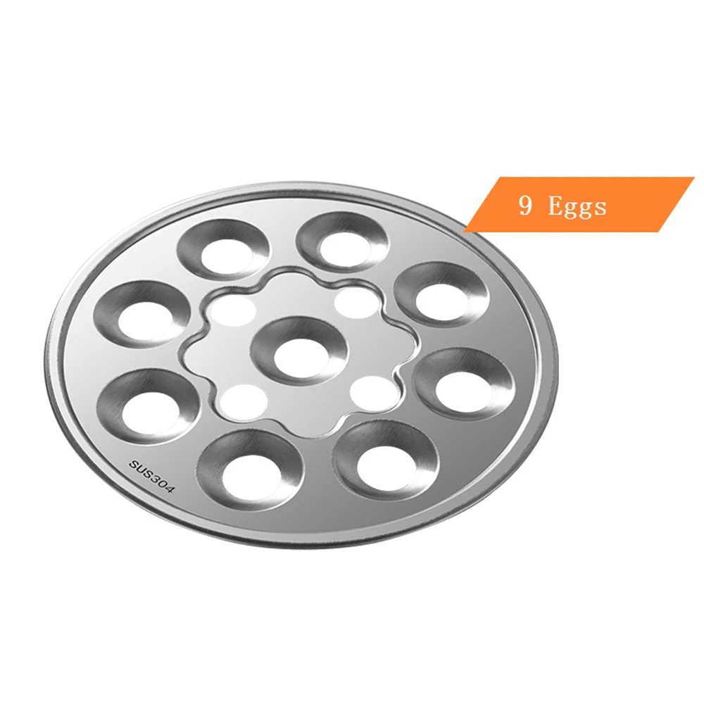 2 Layer Multifunctional Egg Cooker Egg Custard Steamer 304 Stainless Steel Omelettes Machine Food Heater Crepe Maker 220V 6