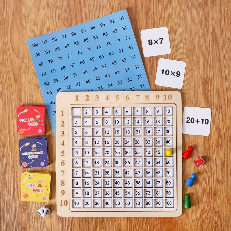99 Multiplication Table Math Toy Montessori Educational Wooden Board Children Baby Toys Arithmetic Teaching Aids for Kids Gifts educational toys math toys teaching aids toys learning board toy