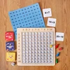 99 Multiplication Table Math Toy Montessori Educational Wooden Board Children Baby Toys Arithmetic Teaching Aids for Kids Gifts 3