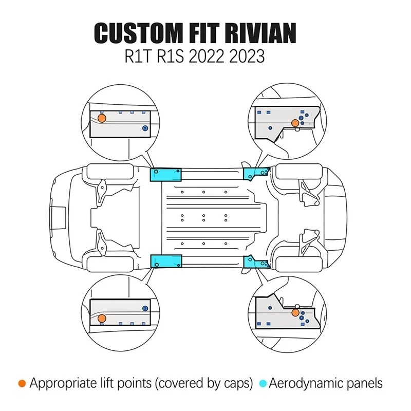 S19c5313e697443e2bd6c118ff3c2f2eeu 1Set Jack Lifting Adapter Metal Lifting Jack Pa For Rivian R1T R1S Car Jacks Lifting Equipment Mallzona