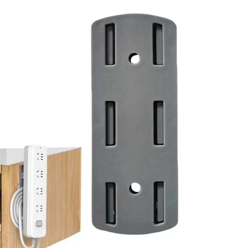 

Power Strip Holder Self-Adhesive Punch Free Bracket Stand Holder Plug Phone Charging Stand Remote Control Storage Box Socket