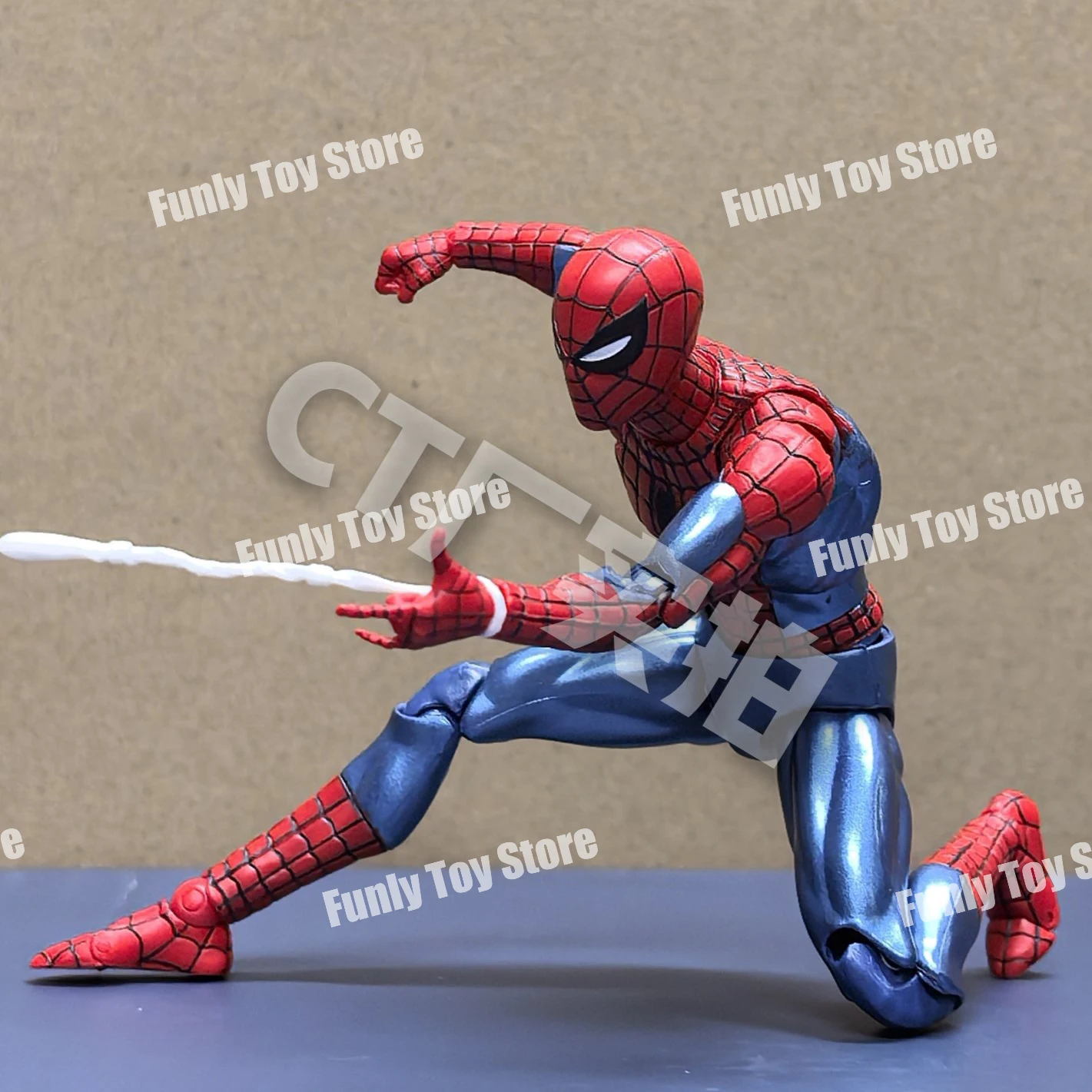 In Stock Ct Toys Mafex 075 Spiderman Figure The Anazing