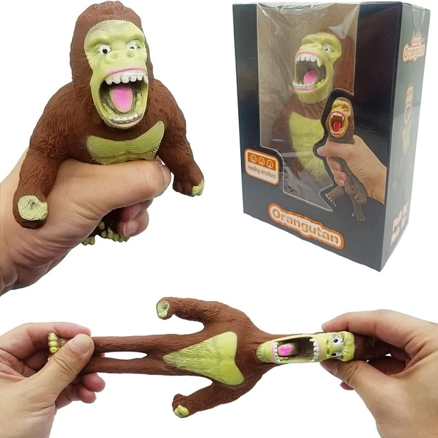 Jouet de singe, figurine de gorille extensible pour enfants et