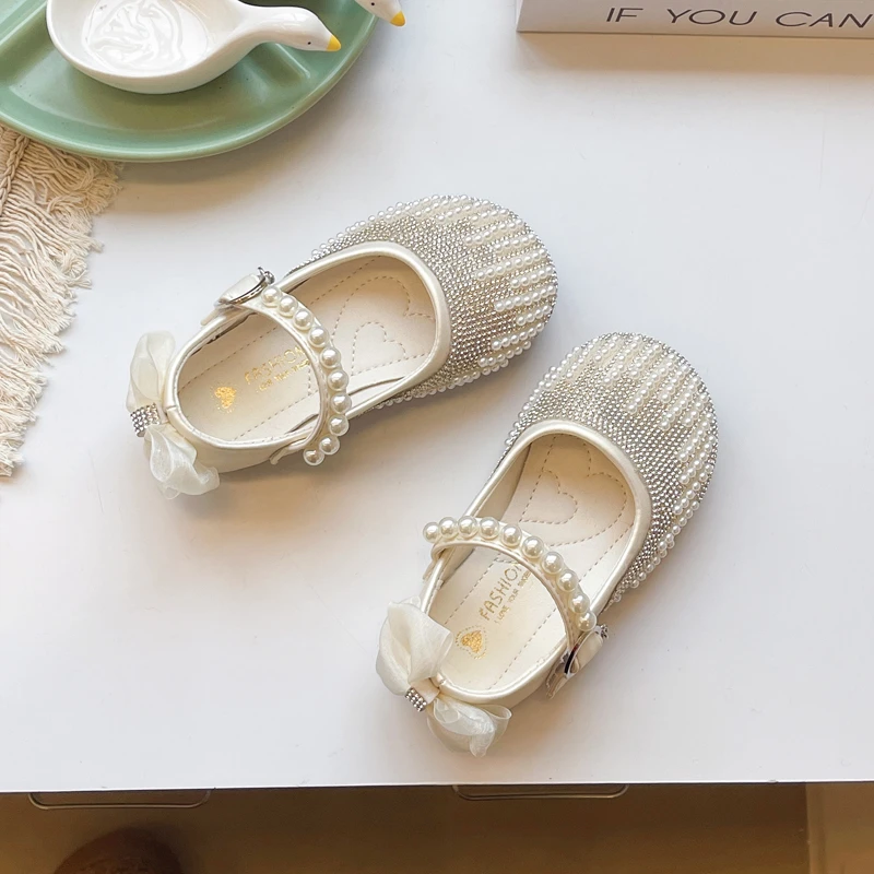 Girls Princess Walking Shoes with Soft Sole for Autumn