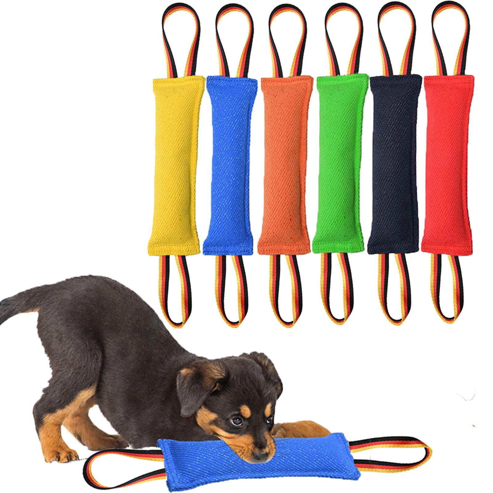 Dog Tug Toy Dog Bite Toy Durable Dog Tug Toy Tear-resistant Bite Pillow for Dogs Training Equipment for Indoor Outdoor Play