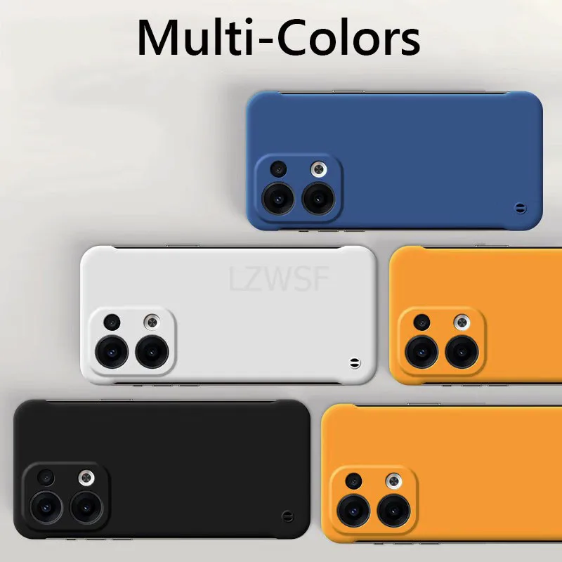 Sleek Matte Hard Back Cover - Frameless Shockproof Case