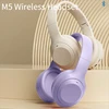 Over Ear HIFI Stereo M5 Headsets Wireless Bluetooth 5.3 Headphones Sports Gaming Earphones Support TF/AUX noise reduction Over Ear HIFI Stereo M5 Headsets Wireless Bluetooth 5.3 Headphones Sports Gaming Earphones Support TF/AUX noise reduction