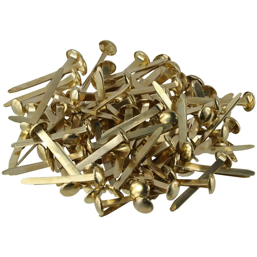 100 Pcs Photo Wall Gold Push Pins Iron Thumb Tacks Map Pins Office