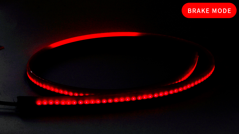 Car Rear LED Strip Lights Interior Parts Trailer Lamp Rear Tail With Brake  DRL Daytime Running 12V Bar RED Turn Signal Lamps