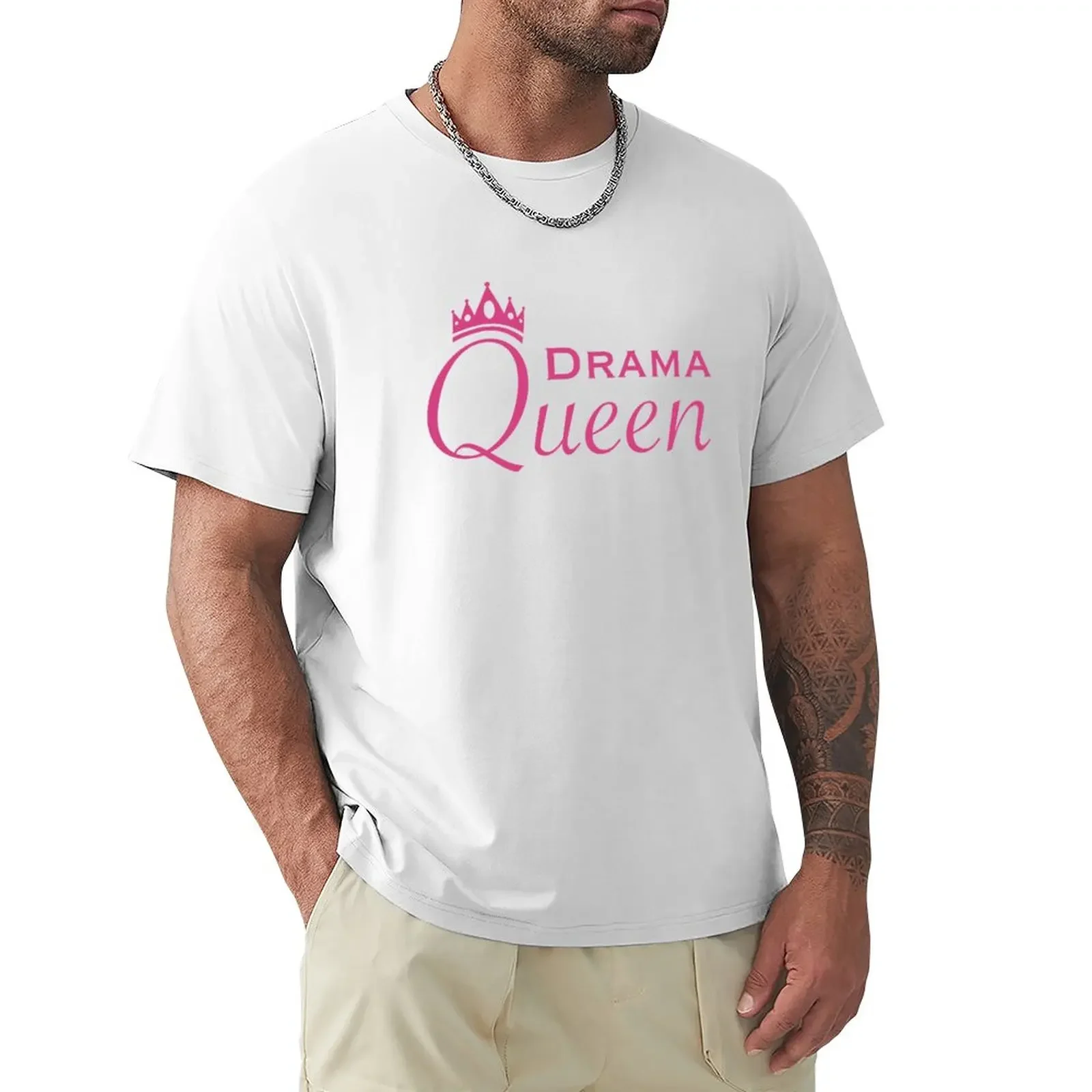 

Pink Drama Queen T-Shirt summer clothes animal prinfor boys sports fans mens t shirt