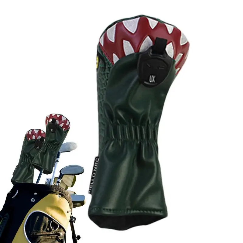 

Animal Golf Club Head Covers PU Leather Tyrannosaurus Rex Club Head Covers Durable Putter Head Covers For Most Clubs Golf