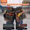 VEVOR 31 Pockets Tool Belt Pounch Adjusts 32 In to 54 In Leather Detachable Tool Storge Bag for Electrician Carpenter Handyman 2