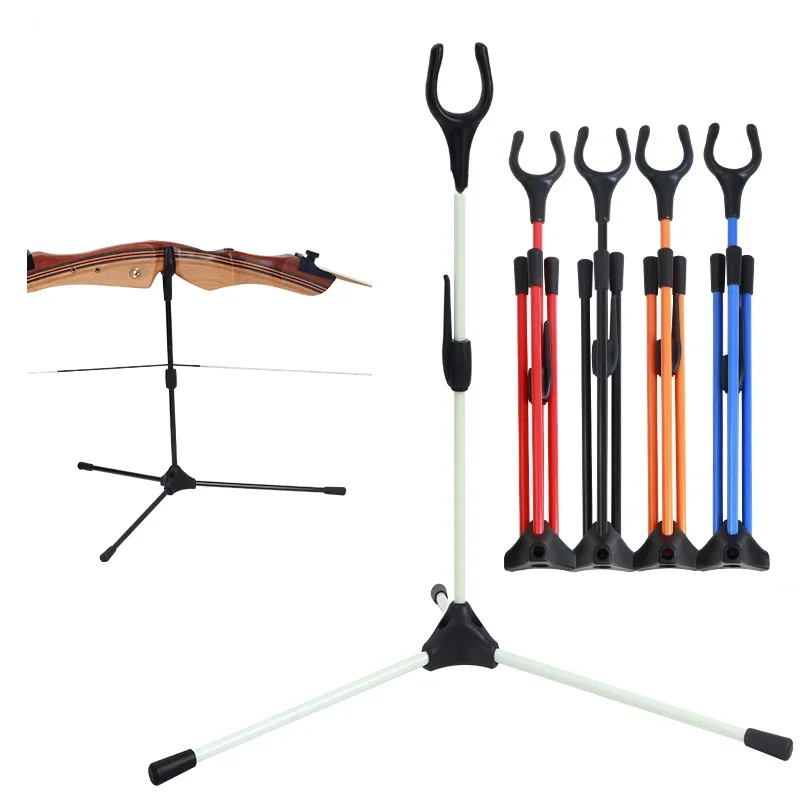 

Recurve Bow Stand Archery Folding Outdoor Hunting Shooting Bow and Arrow Set Portable Takedown Fiberglass Bracket Equipment