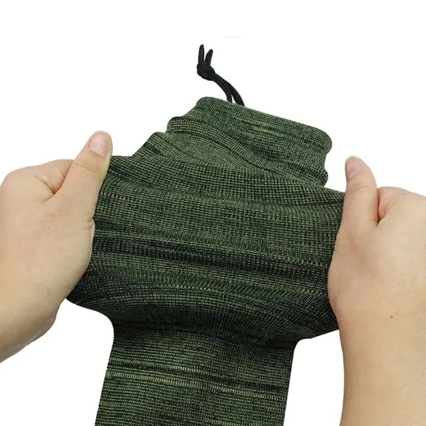 Gun Socks Outdoor Hunting Knitted Gun Socks 54" Polyester for Rifle Fishing Rod