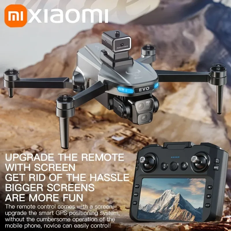 Télécommande écran du drone SG901 MAX 8K HD GPS professionnel avec évitement d'obstacles en main