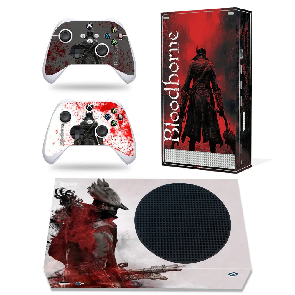 For Xbox Series S Bloodborne Pvc Skin Vinyl Sticker Decal Cover Console Dualsense Controllers Dustproof Protective Sticker
