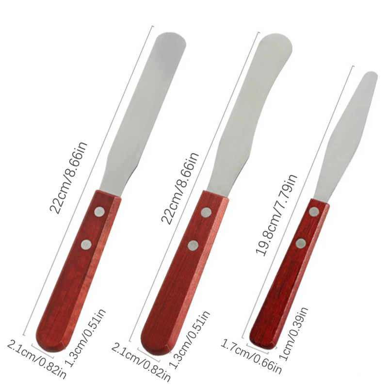 Stainless Steel Waxing Sticks Spatulas For Depilation Hair Removal Applicator Easy Hold Epilator Wax 6