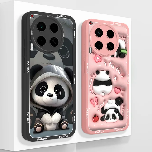 Case For Tecno Camon 30 Pro Premier Back Cover Cute Panda Full Coverage Funda Soft Liquid.jpg