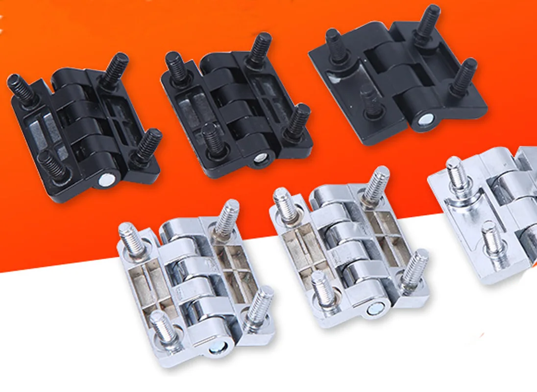 Heavy Duty Thickened Chrome Zinc Alloy Hinge Aluminum Distribution Box Electrical Cabinet Door Hinge Machine Industrial stainless steel hinges door hinges