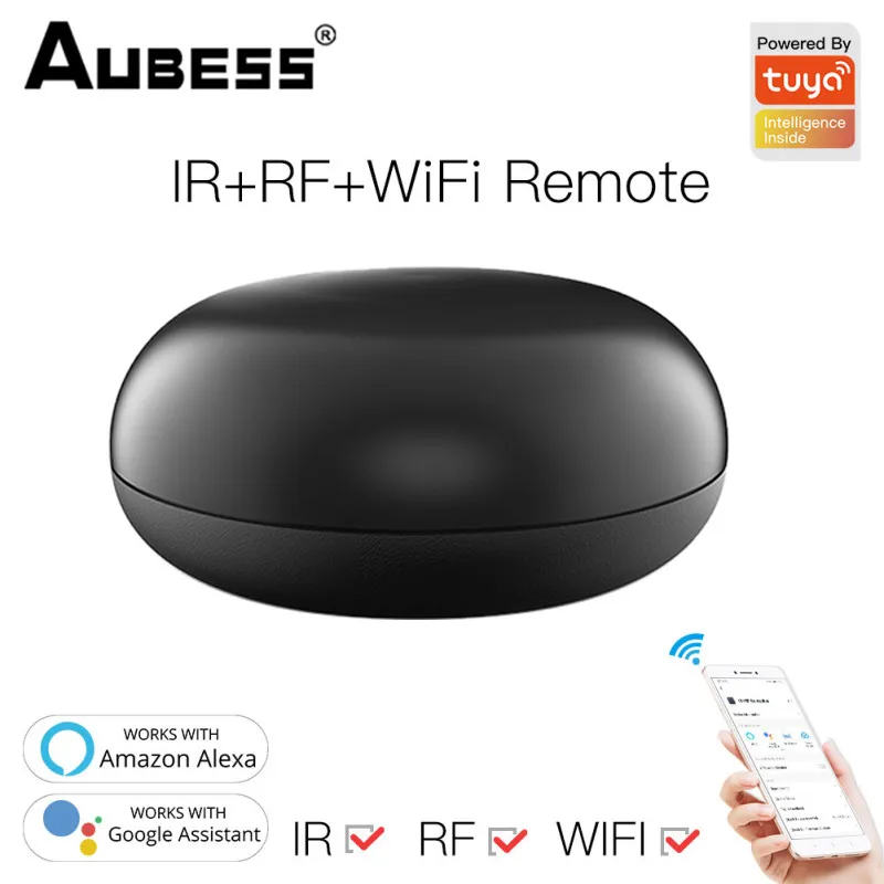 Aubess Tuya WiFi Smart Remote Control Wireless RF Home Control System