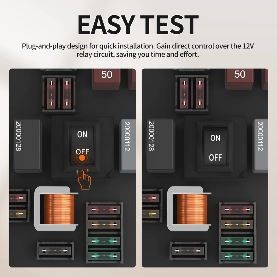 Kit De Commutateur De Dérivation De Relais 9038, Remplacement