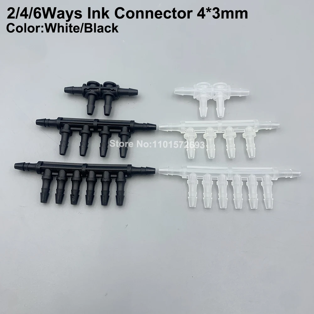 5PC-Ink-Tube-Connector-4-6-8-Way-Hose-Ink-Pipe-Connector-DTF-Printer ...