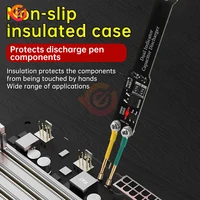 1000V 5000UF Capacitor Discharge Pen Switch Power Supply Repair Discharge Protection Tool With Dual LED 1