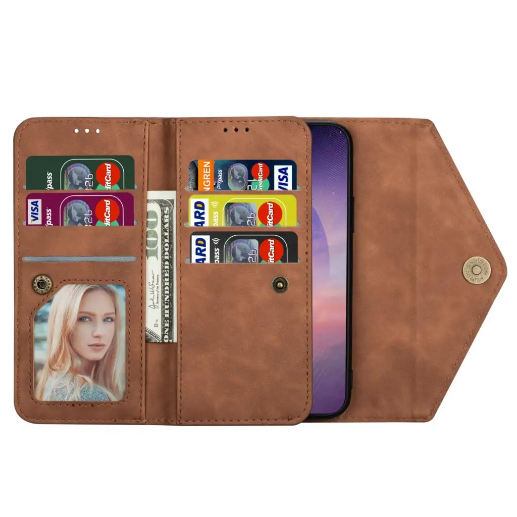 

2023 Leather Flip Wallet Case for Samsung Note 20 10 S20 S10 Lite S9 S8 Plus Galaxy A21S A51 A71 A41 A50 A70 A20 S A30 A40 A20E