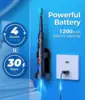 Electric Toothbrush for Adults with 8 Brush Heads, Sonic Electric Toothbrush with 40000 VPM Deep Clean 5 Modes, Rechargeable 4