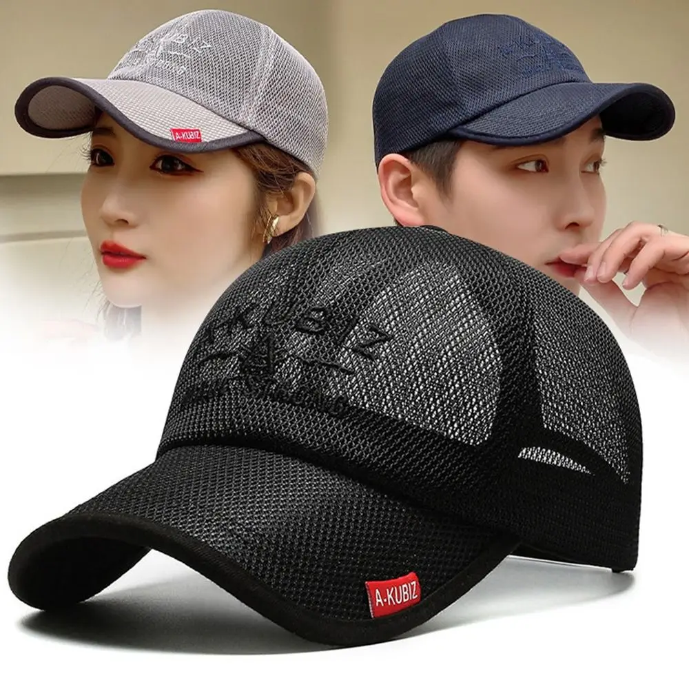 

Breathable Adjustable Men Women Baseball Cap Summer Sunscreen Hats Full Mesh Hats Sun Protection Caps