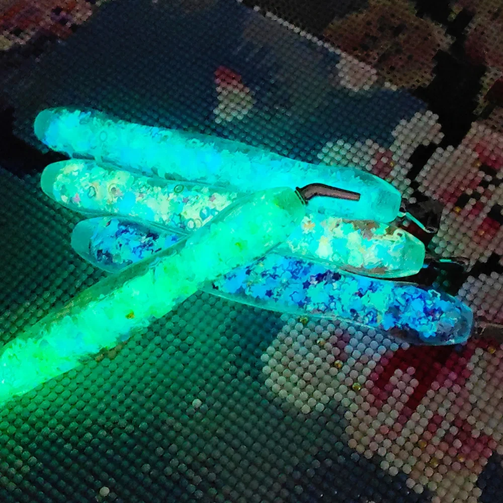 DIAPAI 19pcs Diamond Art Painting Kit - Ergonomic Luminous Pen with 12pcs Stainless Steel Metal Tips, Screw Nibs Accessories view 2