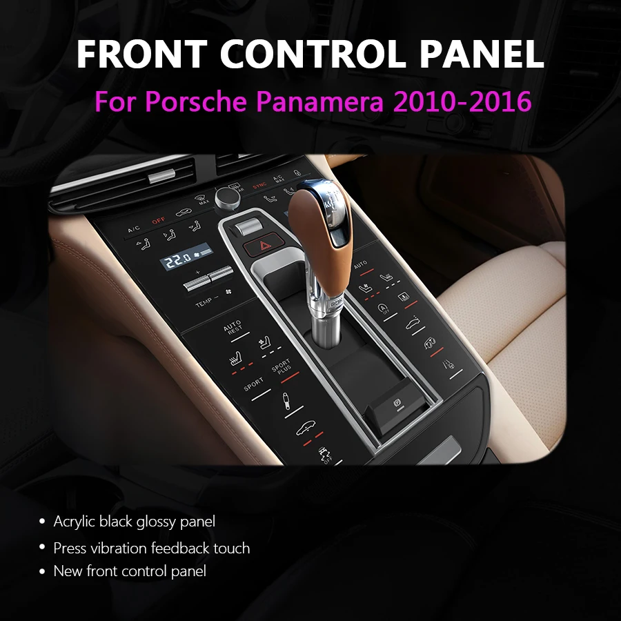 New Center Console Gear Shift Panel Upgrade For Porsche Panamera 2010-2016 Acces
