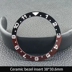 Ceramic/Aluminum Luminous Bezel GMT and Diving Watch Insert for Men's 40mm Watch Replacement (NO.147 Ceramic)