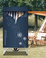 Портативная электрическая сушилка для одежды, 220–1500 Вт с подогревом, сушилка для одежды с подогревом и таймером, электрическая сушилка для одежды — изображение 3