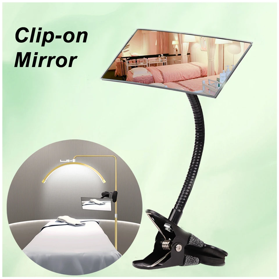

Flexible Clip-on Mirrors For Grafting Eyelash Extensions Beauty Tools Eyelash Salon Mirrors Desk Security Convex Mirror Supplies