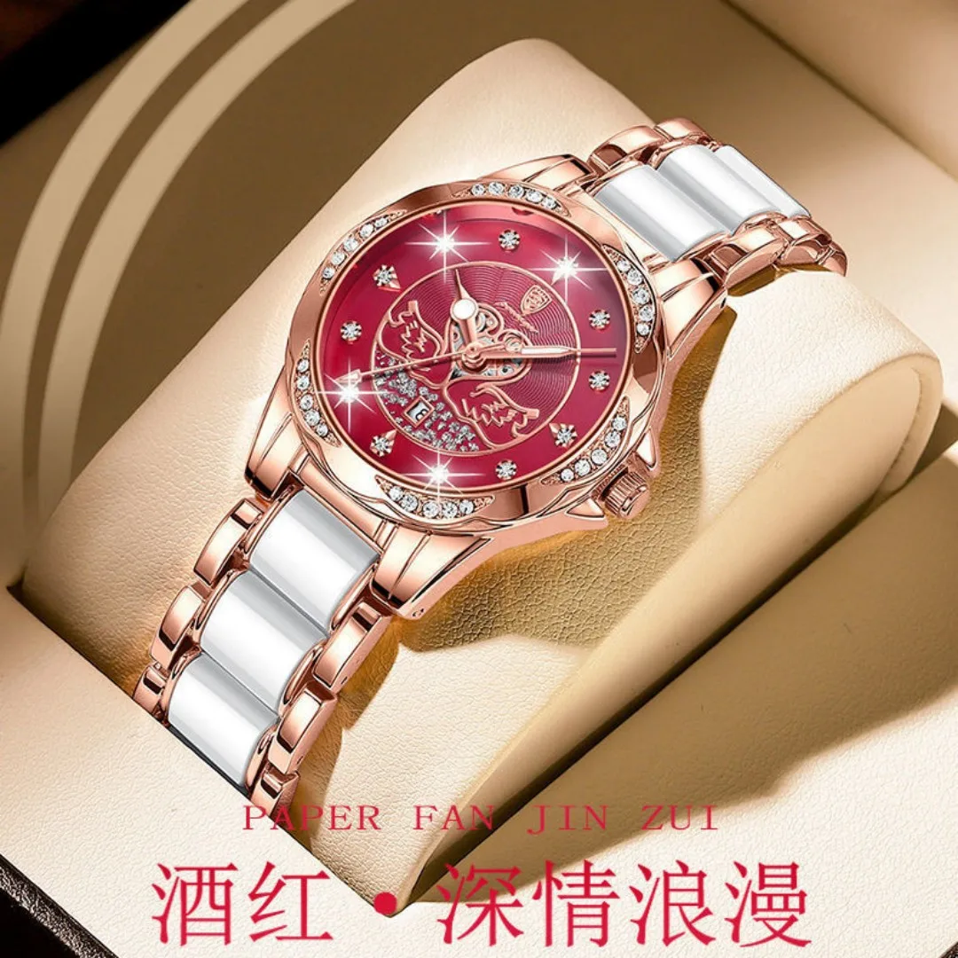 

2023 Elegant Women Watch Luxury Ladies Fashion Brand Wristwatch Japan Movement Stainless Steel Gift for Female Girlfrien