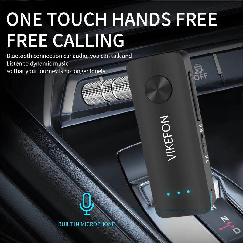 Bluetooth 5.4 Audio Receiver Transmitter Stereo Handsfree Call 3.5mm AUX Jack USB Dongle Airplane Wireless Adapter For TV PC Car