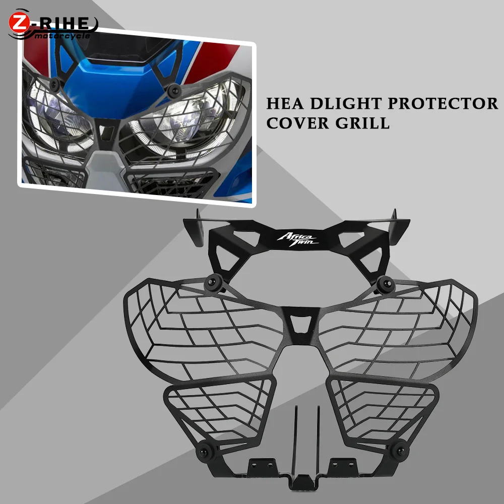 

For HONDA CRF1100L CRF 1100 L AFRICA TWIN ADVENTURE SPORTS 2019 2020 2021 Headlight Guard Protector Head Light Grille Cover