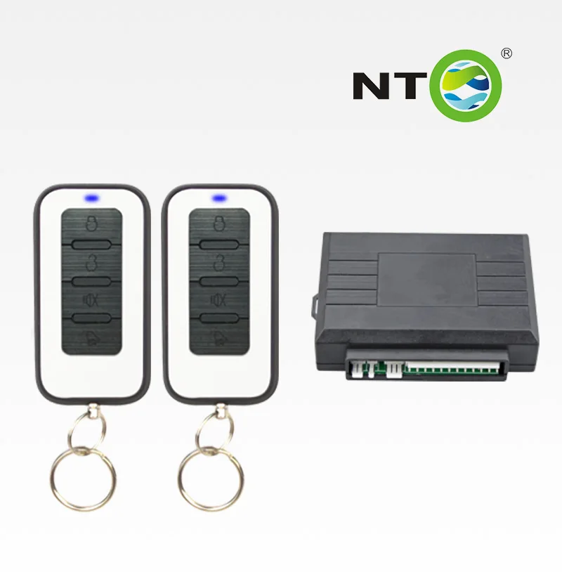 NTO 범용 단방향 스마트 자동차 알람, 도난 방지 중앙 잠금 시스템, 키리스 엔트리 자동차 보안 시스템, 2 세트, 12V