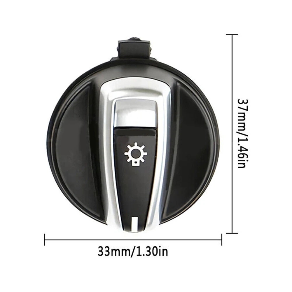 

Black Plastic Auto Headlight Switch Knob Fog Light For BMW 320 325 330 335 E92 E90 61319169405 Automotive Headlight Switch