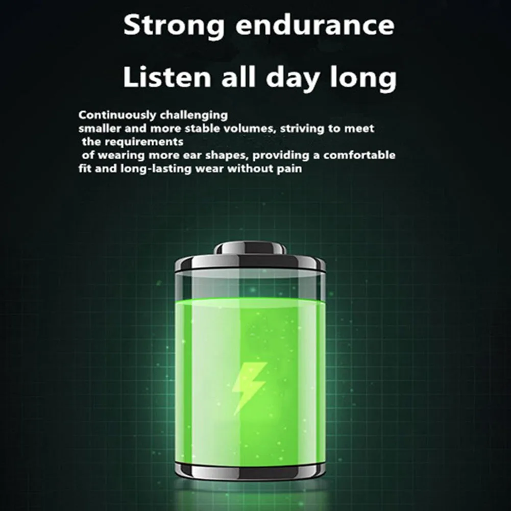 IPX4 Wireless Headset Bluetooth5.3 Headphones Waterproof HIFI Stereo Earphones Wrap The Ear Handfree Earbuds for Outdoor Sports
