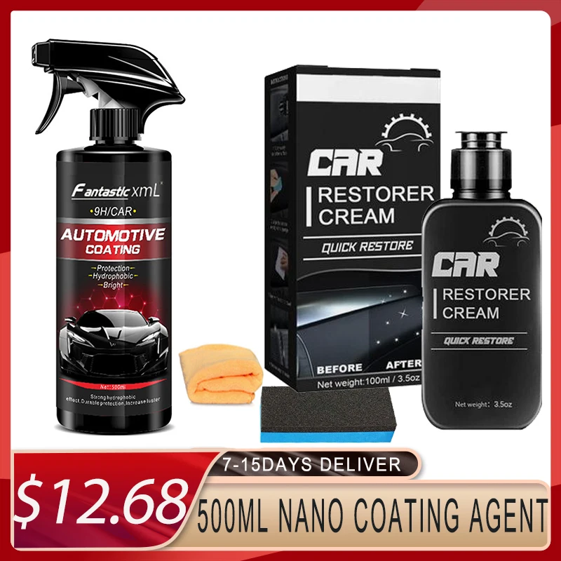 Car Ceramic Coating 500ML Automotive Nano Coating Liquid Manual Quick Coat Polish Car Agent Maintenance Tool